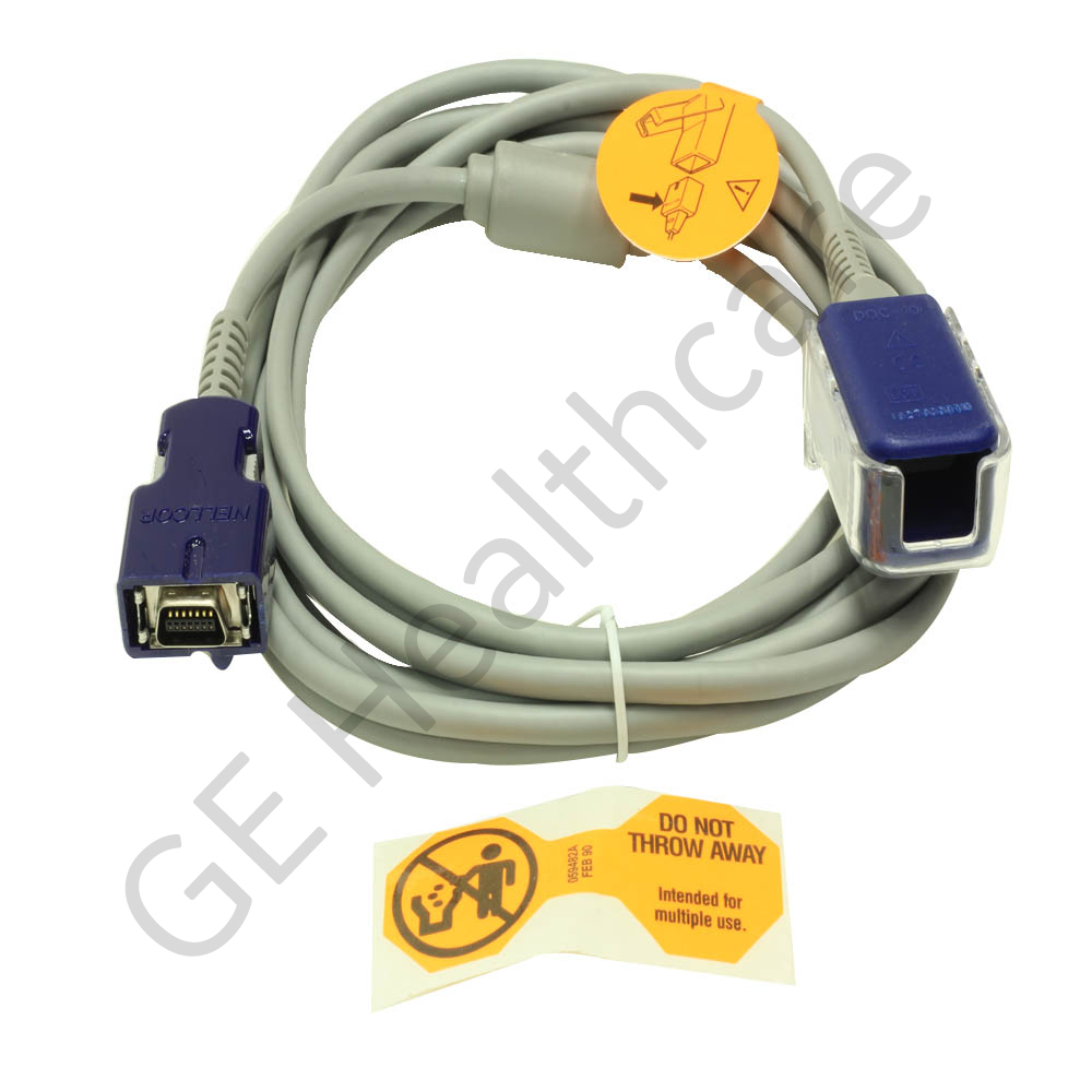 Nellcor SpO2-Adapter Cable DOC-10 DINAMAP/Pro 1000v2/Pro/ProCare Nellcor SpO2-Adapter Cable DOC-10 DINAMAP/Pro 1000v2/Pro/ProCare
